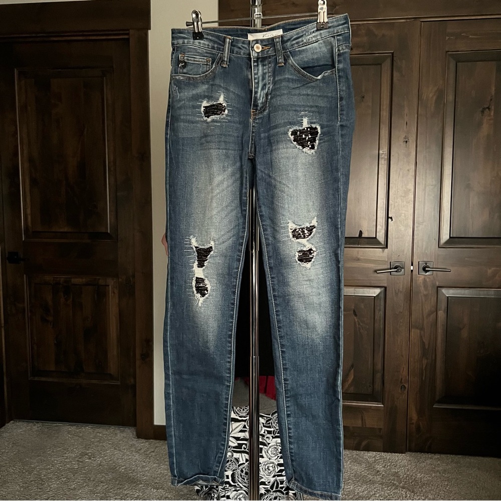 KanCan Black Sequin Jeans 7 / 27